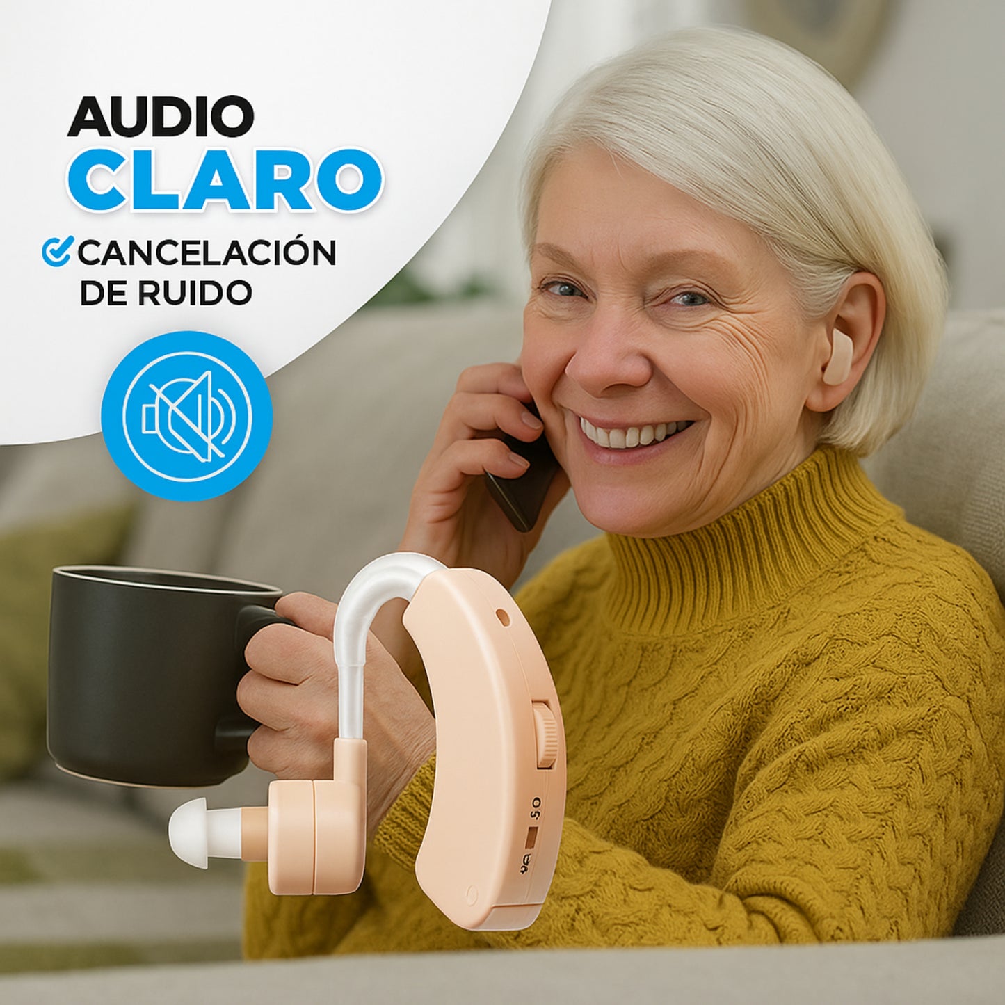 Amplificador de Oído – Escucha con claridad todo lo que antes te perdías